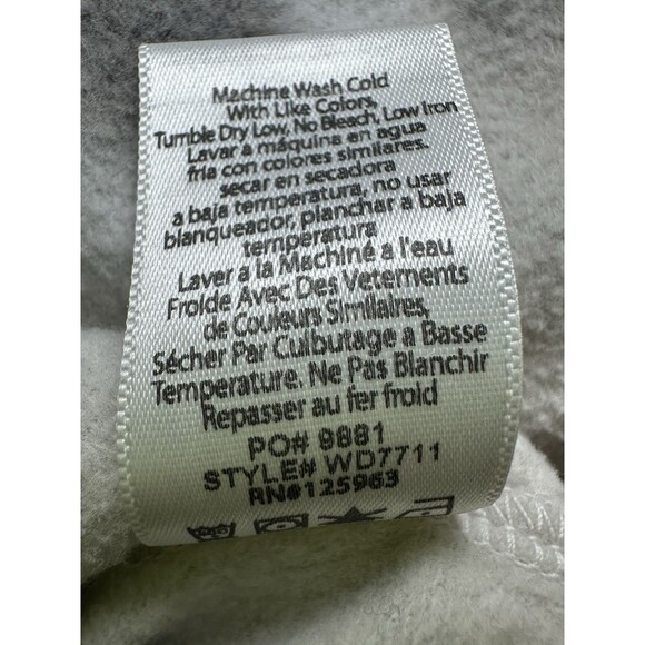 Beyond Yoga Weekend Boxy Cropped Pullover Gray Tie Dye Sweatshirt Women's LARGE - Picture 10 of 13